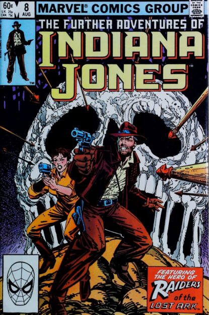Couverture de FURTHER ADVENTURES OF INDIANA JONES #8 - par Howard Chaykin - lecubeacomics.com