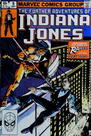 Couverture de FURTHER ADVENTURES OF INDIANA JONES #9 - par Howard Chaykin - lecubeacomics.com