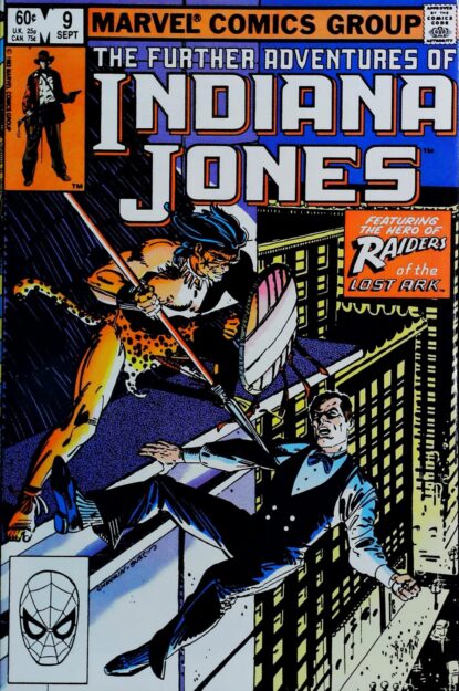 Couverture de FURTHER ADVENTURES OF INDIANA JONES #9 - par Howard Chaykin - lecubeacomics.com