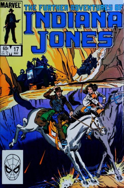 Couverture de FURTHER ADVENTURES OF INDIANA JONES #17 - par Herb Trimpe - lecubeacomics.com