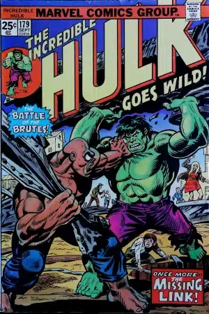 Couverture de INCREDIBLE HULK (1962) #179 - par Herb Trimpe - lecubeacomics.com