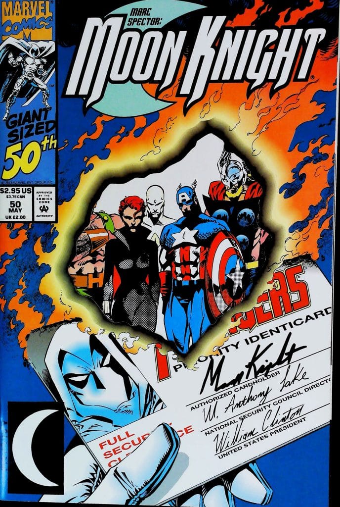 Marc Spector - Moon Knight #50, vue de l'exemplaire