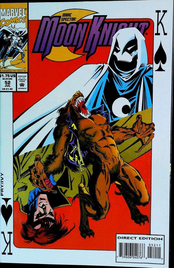 Marc Spector - Moon Knight #52, vue de l'exemplaire