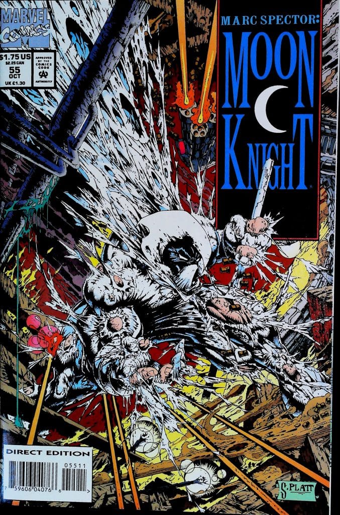 Marc Spector - Moon Knight #55, vue de l'exemplaire