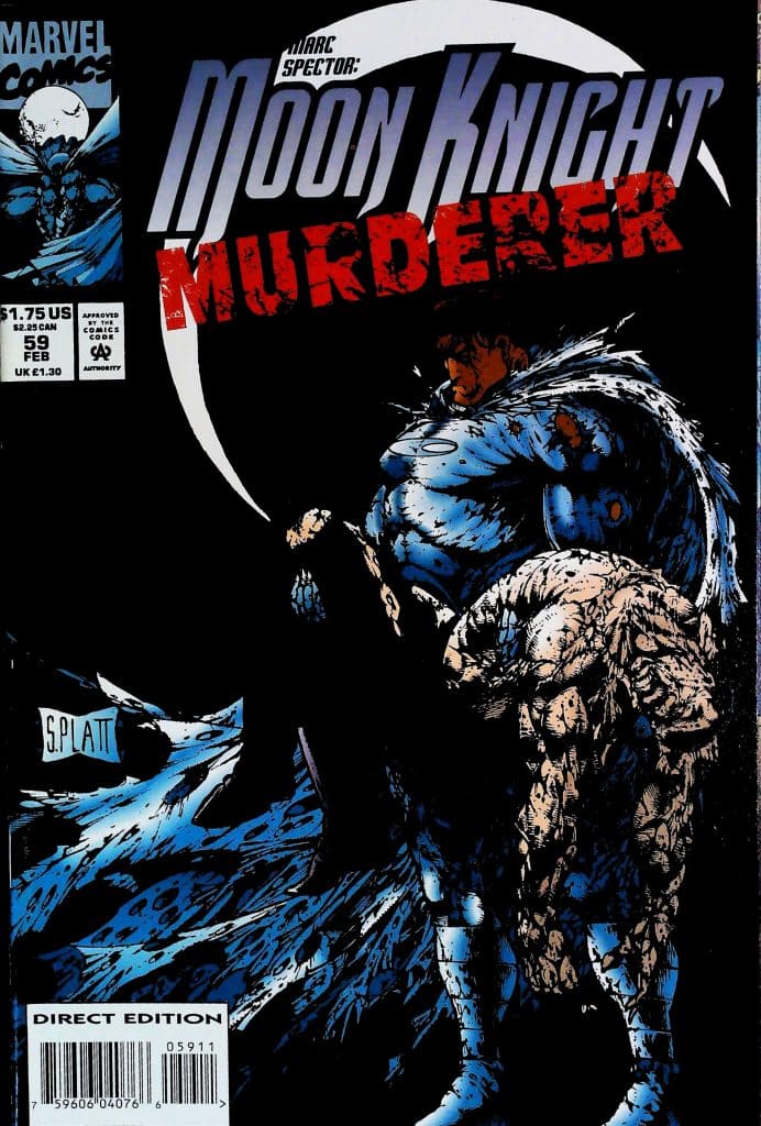 Marc Spector - Moon Knight #59, vue de l'exemplaire