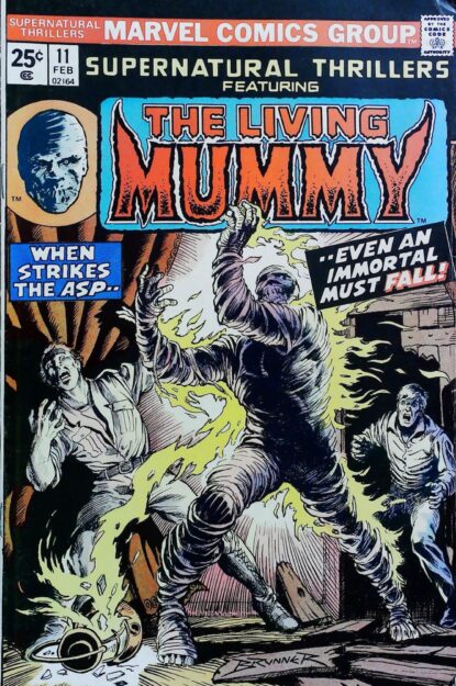 Couverture de SUPERNATURAL THRILLERS (1972) #11 - par Frank Brunner - lecubeacomics.com