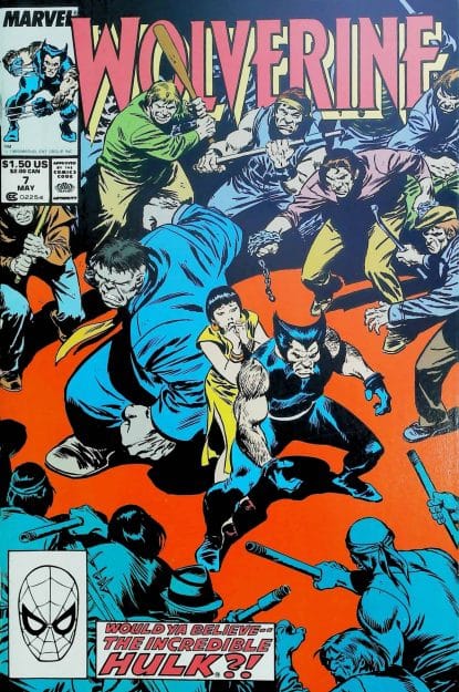Couverture de WOLVERINE (1988) #7 - par John Buscema - lecubeacomics.com