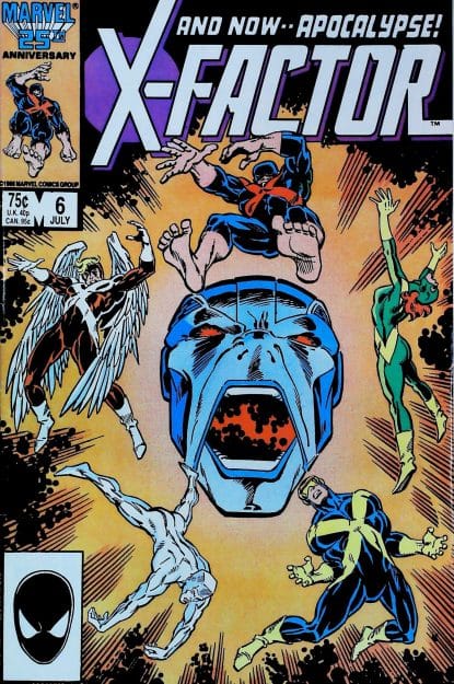 Couverture de X-FACTOR (1986) #6 - par Ron Frenz - lecubeacomics.com