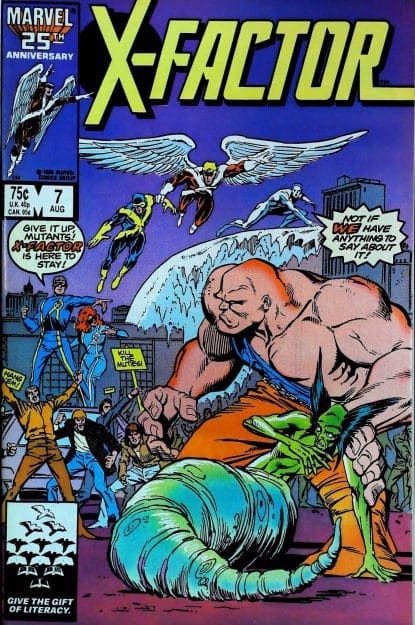 Couverture de X-FACTOR (1986) #7 - par Ron Frenz - lecubeacomics.com
