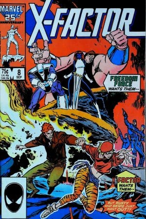 Couverture de X-FACTOR (1986) #8 - par Marc Silvestri - lecubeacomics.com