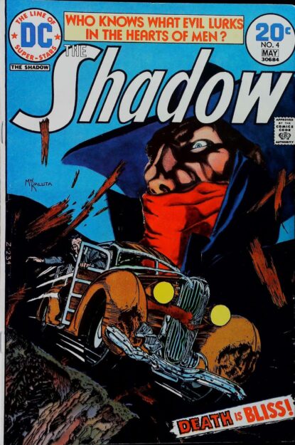 Couverture de SHADOW (1973) #4 - par Mike Kaluta - lecubeacomics.com
