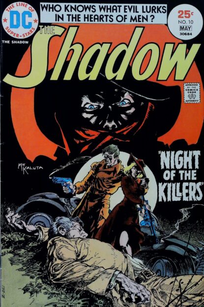 Couverture de SHADOW (1973) #10 - par Mike Kaluta - lecubeacomics.com