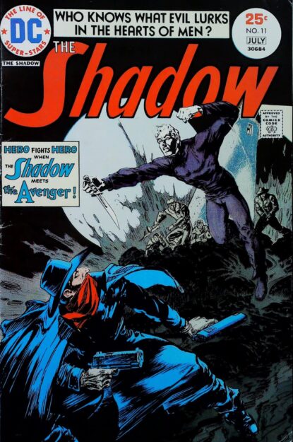 Couverture de SHADOW (1973) #11 - par Mike Kaluta - lecubeacomics.com