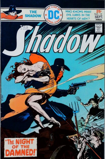 Couverture de SHADOW (1973) #12 - par Mike Kaluta - lecubeacomics.com