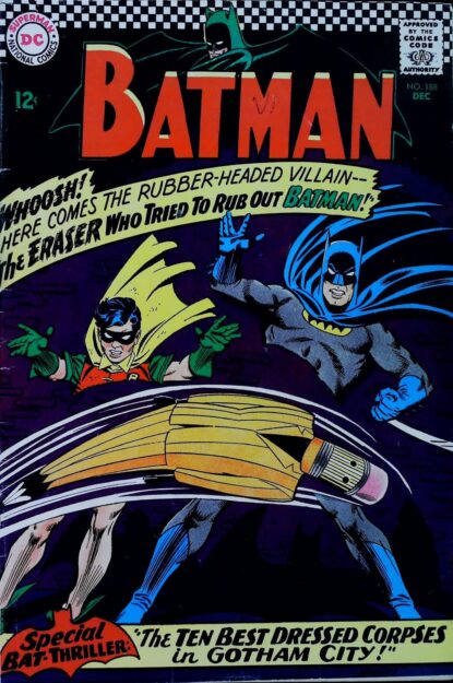 Couverture de BATMAN (1940) #188 - par Carmine Infantino - lecubeacomics.com