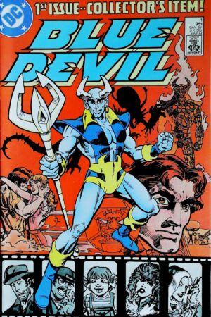 Couverture de BLUE DEVIL (1986) #1 - par Paris Cullins - lecubeacomics.com