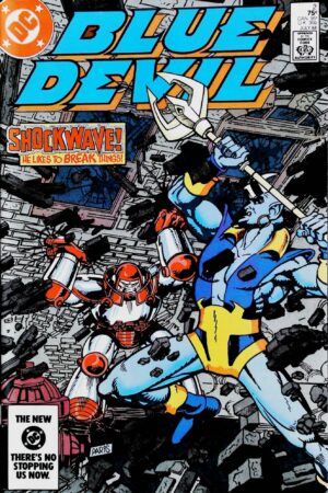 Couverture de BLUE DEVIL (1986) #2 - par Paris Cullins - lecubeacomics.com