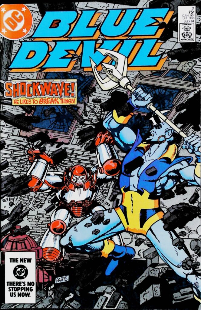 Blue Devil #2, vue de l'exemplaire