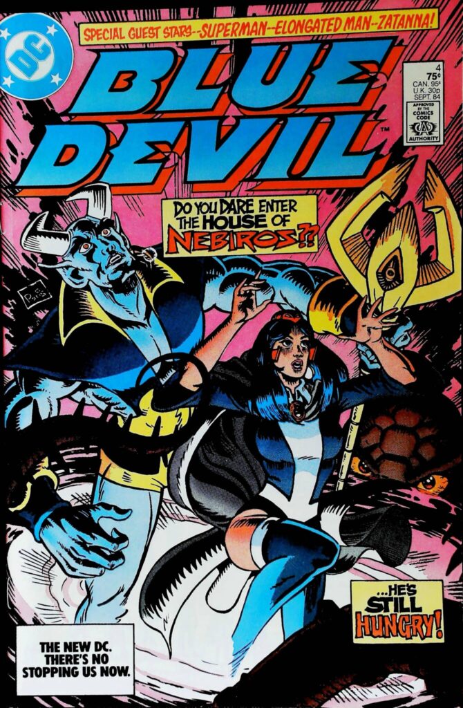 Blue Devil #4, vue de l'exemplaire