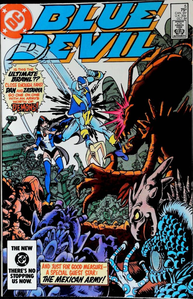 Blue Devil #5, vue de l'exemplaire