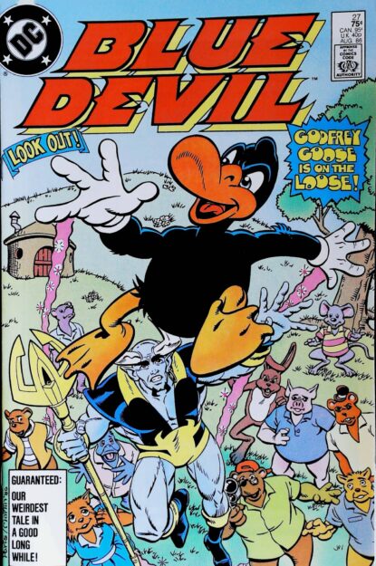 Couverture de BLUE DEVIL (1986) #27 - par Paris Cullins - lecubeacomics.com