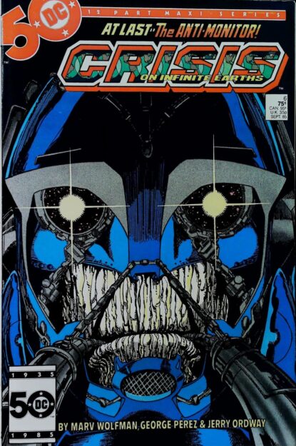 Couverture de CRISIS ON INFINITE EARTHS (1985) #6 - par George Perez - lecubeacomics.com