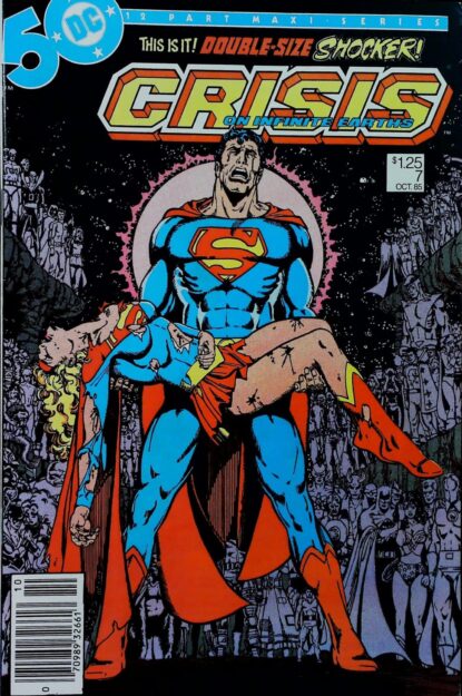 Couverture de CRISIS ON INFINITE EARTHS (1985) #7 - par George Perez - lecubeacomics.com