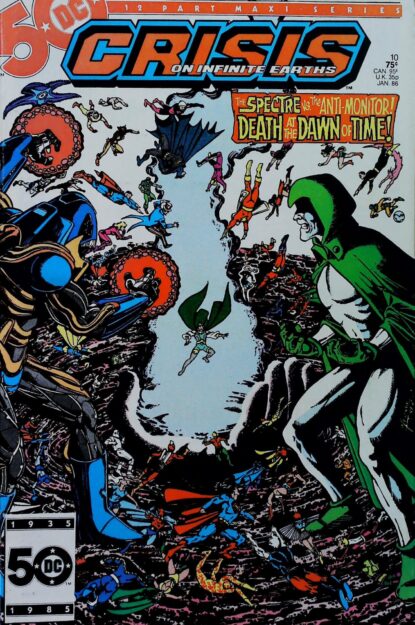 Couverture de CRISIS ON INFINITE EARTHS (1985) #10 - par George Perez - lecubeacomics.com
