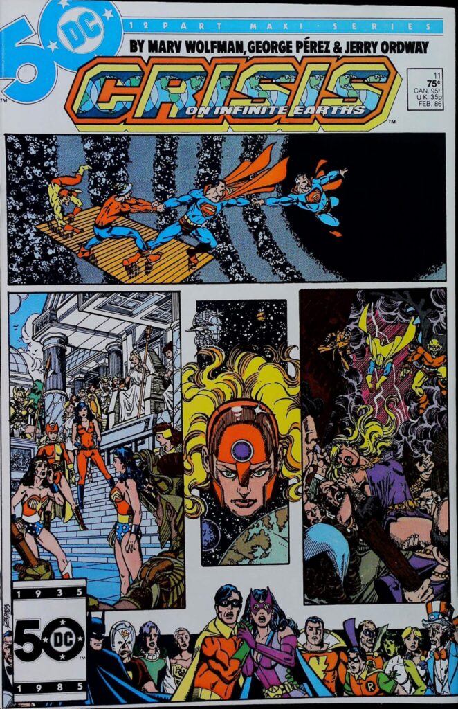 Crisis On Infinite Earths #11, vue de l'exemplaire