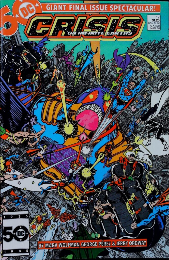Crisis On Infinite Earths #12, vue de l'exemplaire