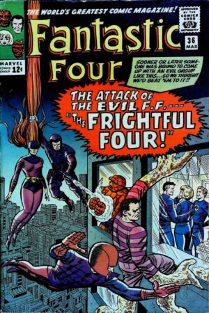 FANTASTIC FOUR (1961) #36 1ST FRIGHTFUL FOUR Marvel lecubeacomics.com
