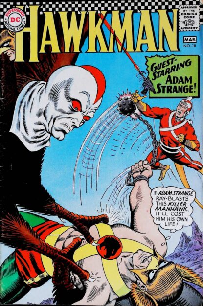 Couverture de HAWKMAN (1964) #18 - par Murphy Anderson - lecubeacomics.com