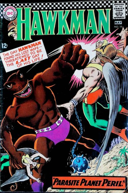Couverture de HAWKMAN (1964) #19 - par Murphy Anderson - lecubeacomics.com