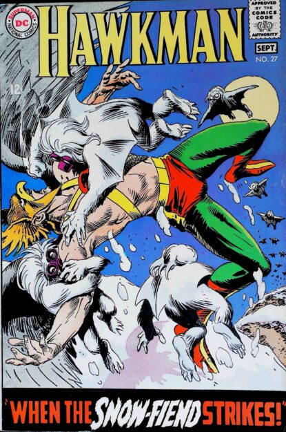 Couverture de HAWKMAN (1964) #27 - par Joe Kubert - lecubeacomics.com