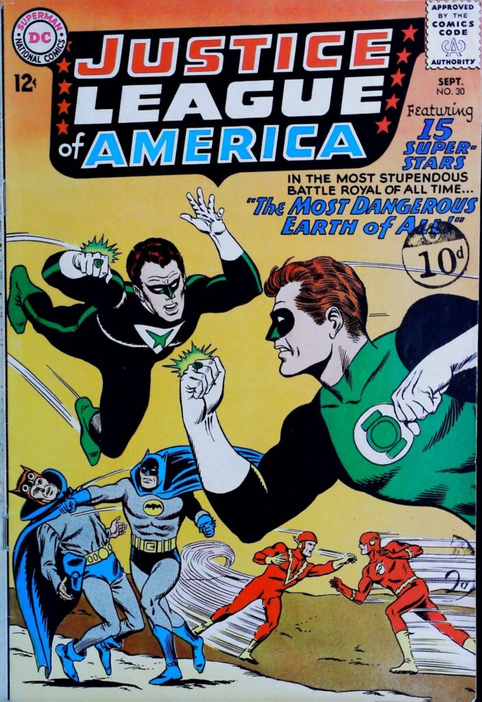 Justice League Of America #30, vue de l'exemplaire