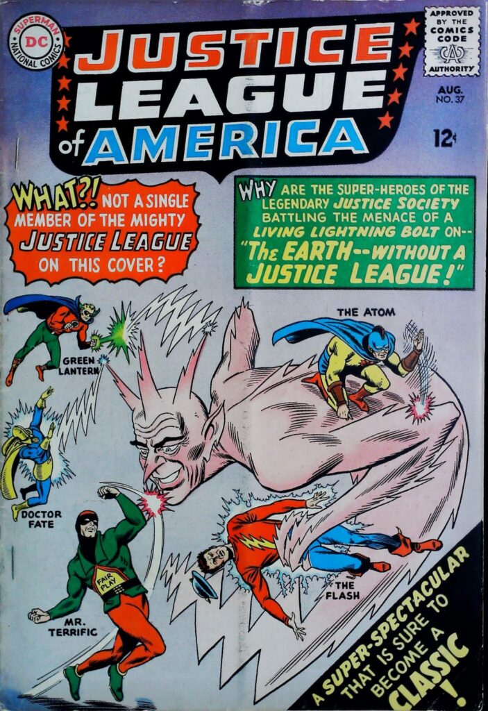 Justice League Of America #37, vue de l'exemplaire