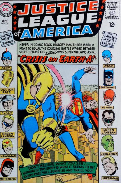Couverture de JUSTICE LEAGUE OF AMERICA (1960) #38 - par Mike Sekowsky - lecubeacomics.com