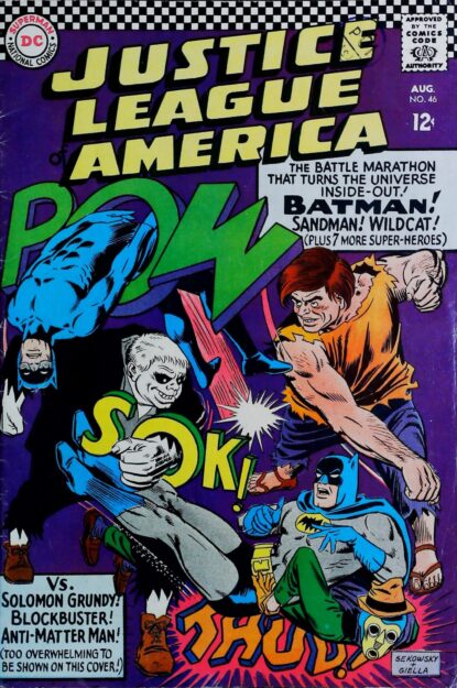 Couverture de JUSTICE LEAGUE OF AMERICA (1960) #46 - par Mike Sekowsky - lecubeacomics.com
