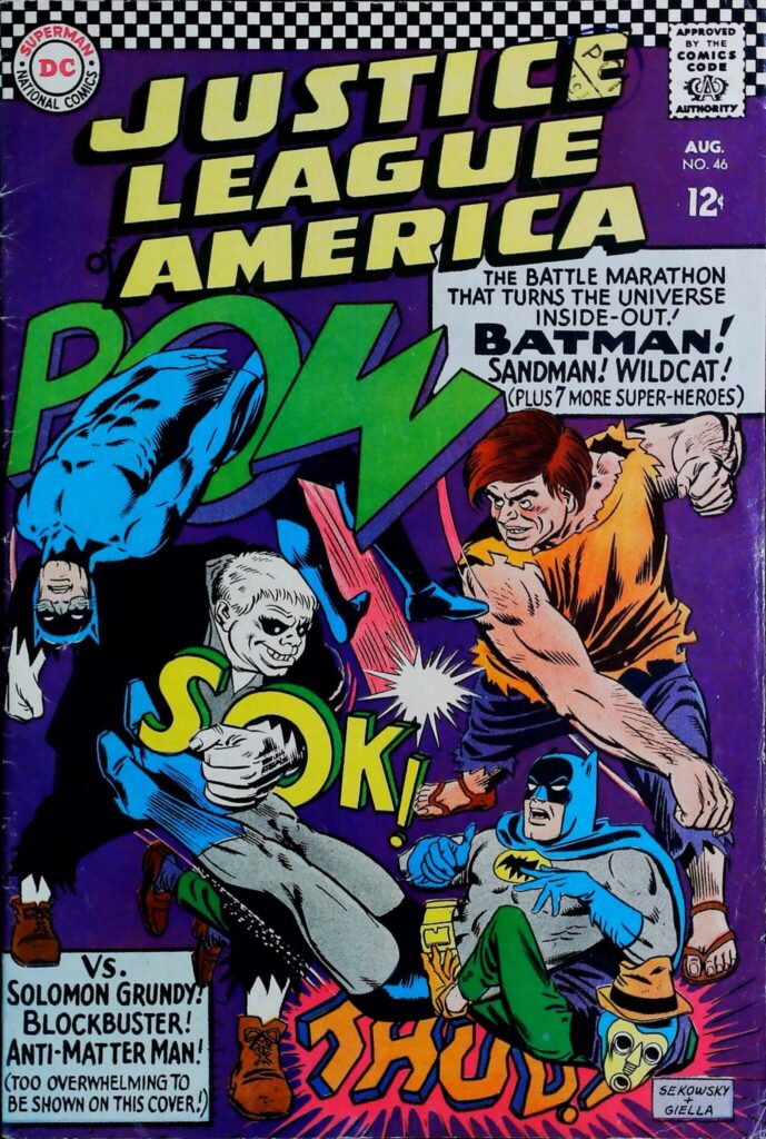 Justice League Of America #46, vue de l'exemplaire