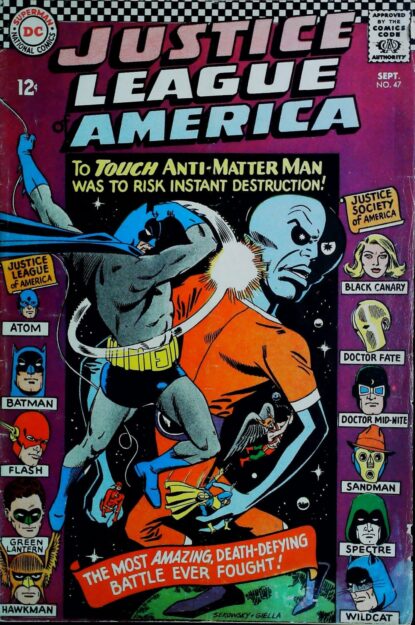Couverture de JUSTICE LEAGUE OF AMERICA (1960) #47 - par Mike Sekowsky - lecubeacomics.com