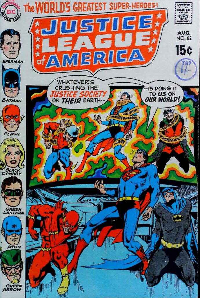Justice League Of America #82, vue de l'exemplaire