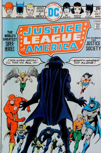 Couverture de JUSTICE LEAGUE OF AMERICA (1960) #123 - par Ernie Chan - lecubeacomics.com
