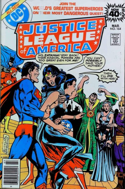 Couverture de JUSTICE LEAGUE OF AMERICA (1960) #164 - par Rich Buckler - lecubeacomics.com