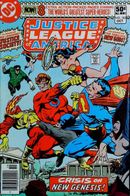 Couverture de JUSTICE LEAGUE OF AMERICA (1960) #183 - par Jim Starlin - lecubeacomics.com