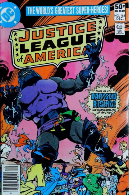 Couverture de JUSTICE LEAGUE OF AMERICA (1960) #185 - par Jim Starlin - lecubeacomics.com