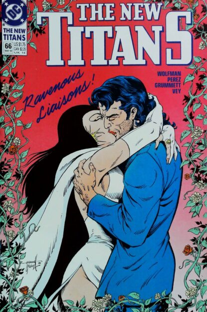 Couverture de NEW TITANS (1984) #66 - par Tom Grummett - lecubeacomics.com