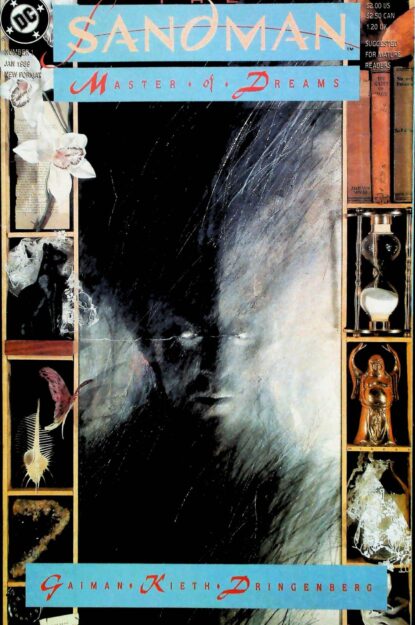 Couverture de SANDMAN (1989) #1 - par Dave McKean - lecubeacomics.com