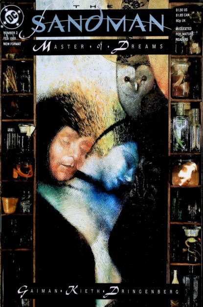 Couverture de SANDMAN (1989) #2 - par Dave McKean - lecubeacomics.com