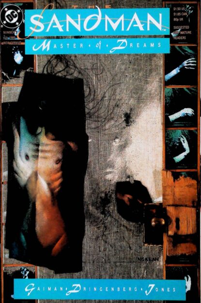 Couverture de SANDMAN (1989) #7 - par Dave McKean - lecubeacomics.com