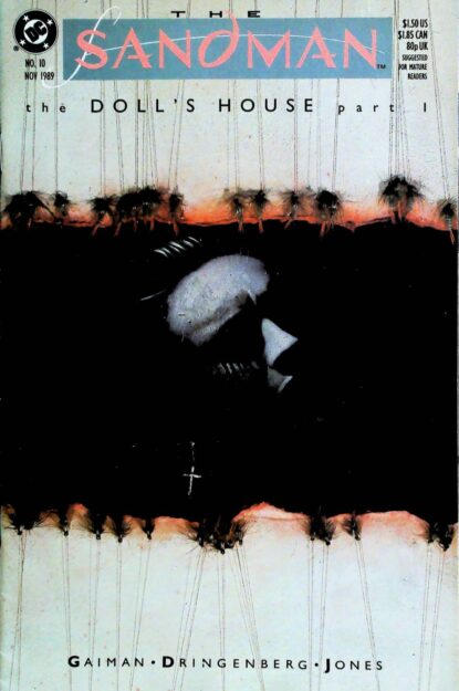 Couverture de SANDMAN (1989) #10 - par Dave McKean - lecubeacomics.com